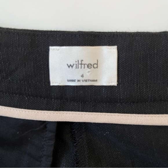 ARITZIA WILFRED ALLANT LINEN BLEND PANTS SIZE 4 - Picture 7 of 11